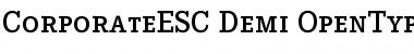 CorporateESC Font