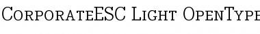 CorporateESC Font