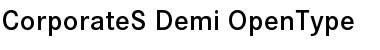 CorporateS Demi Font