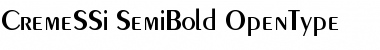 CremeSSi SemiBold Font