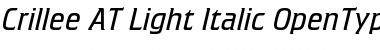 Download Crillee AT Light Italic Font Download Crillee AT Light Italic Font