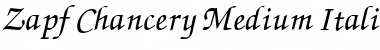 Zapf Chancery Medium Italic