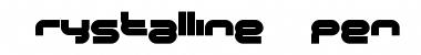 Crystalline Regular Font