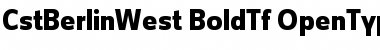 Download CstBerlinWest Font