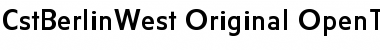 CstBerlinWest Font