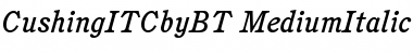 ITC Cushing Font