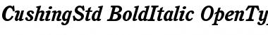 ITC Cushing Std Bold Italic Font
