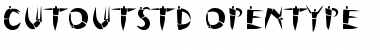 Download Cutout Std Font