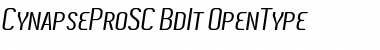 Cynapse Pro SC Bold Italic Font