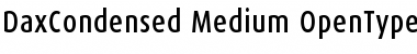 DaxCondensed Medium