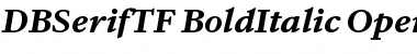 DB Serif TF Font
