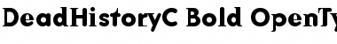 DeadHistoryC Font