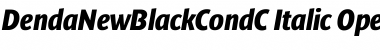 DendaNewBlackCondC Font