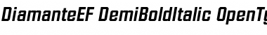 DiamanteEF DemiBoldItalic Font