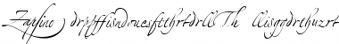 Zapfino Extra LT Ligatures Font