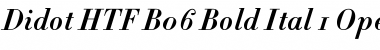 Didot HTF-B06-Bold-Ital Font