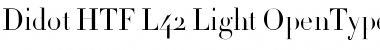 Didot HTF-L42-Light Font