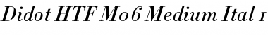Didot HTF-M06-Medium-Ital Font