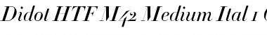 Didot HTF-M42-Medium-Ital Font