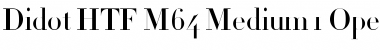 Didot HTF-M64-Medium Font