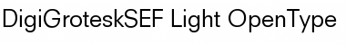 DigiGroteskSEF-Light Regular Font
