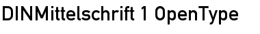 DIN Schrift Font