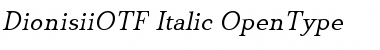 DionisiiOTF Italic