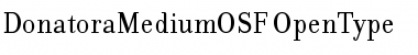 DonatoraMediumOSF Font