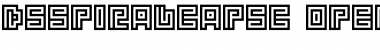 DS Spiral CapsC Regular Font