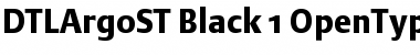 DTL Argo ST Black Font