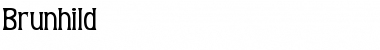 Download Brunhild Font Download Brunhild Font