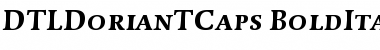 DTLDorianTCaps Font