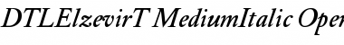 DTL Elzevir T Medium Italic Font