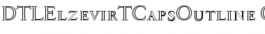 DTLElzevirTCapsOutline Font