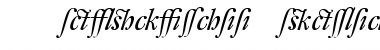 DTLFleischmannDAlternate Italic Font