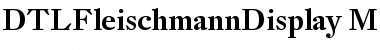 DTL Fleischmann Display Font