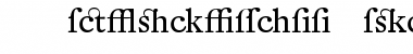 DTLFleischmannTAlternate Regular Font