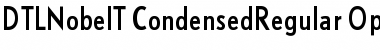 DTL Nobel T Condensed Regular Font