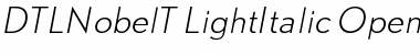 Download DTL Nobel Font