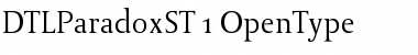 DTL Paradox ST Regular Font