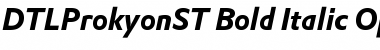 DTLProkyonST Bold Italic Font