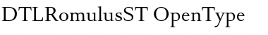 DTLRomulusST Regular Font