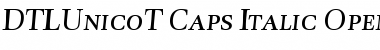 DTLUnicoT-Caps Italic