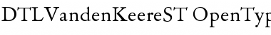 Download DTL VandenKeere Font