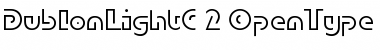 DublonLightC Regular Font