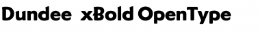 DundeeExBold Regular Font