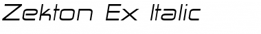 Zekton Ex Font