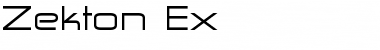 Zekton Ex Font