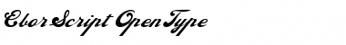 EborScript Regular EborScript Regular