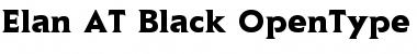 Download Elan AT Black Font